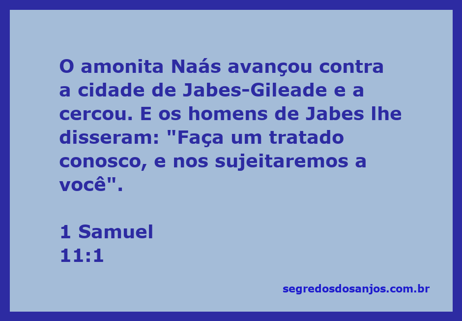 Representação da cidade de Jabes-Gileade cercada por Naás, o amonita.