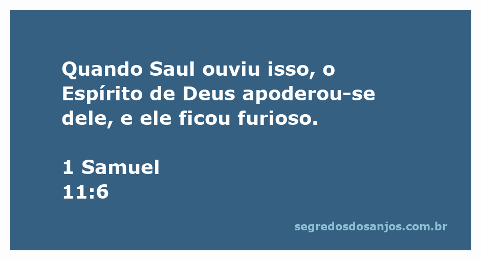 Representação artística de Saul sendo tomado pelo Espírito de Deus e expressando furor.