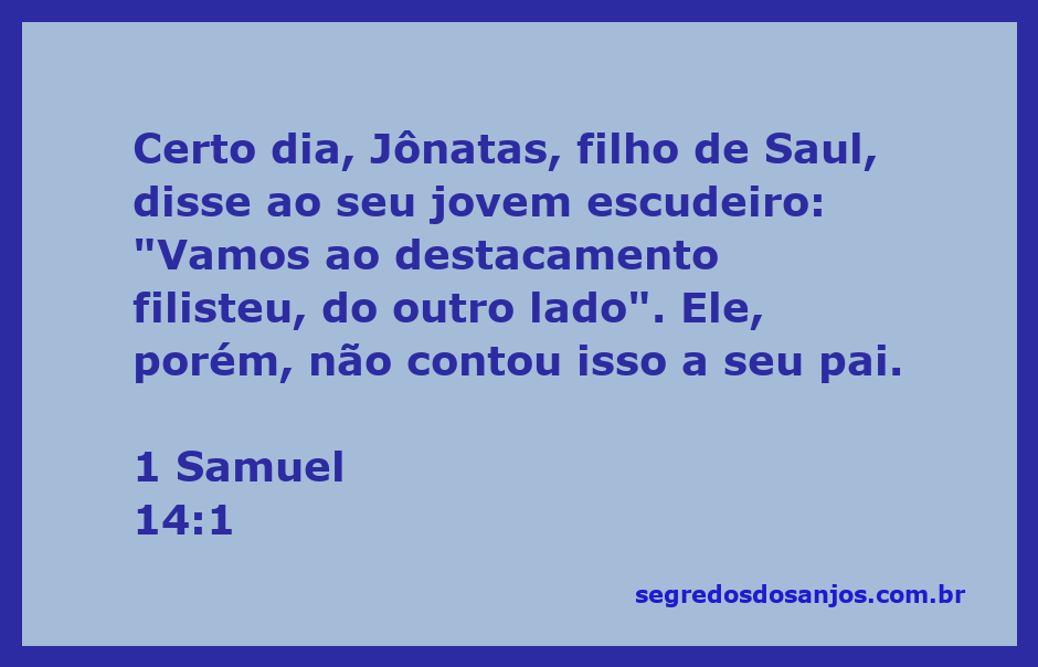 Ilustração de Jônatas e seu escudeiro planejando uma missão contra os filisteus.