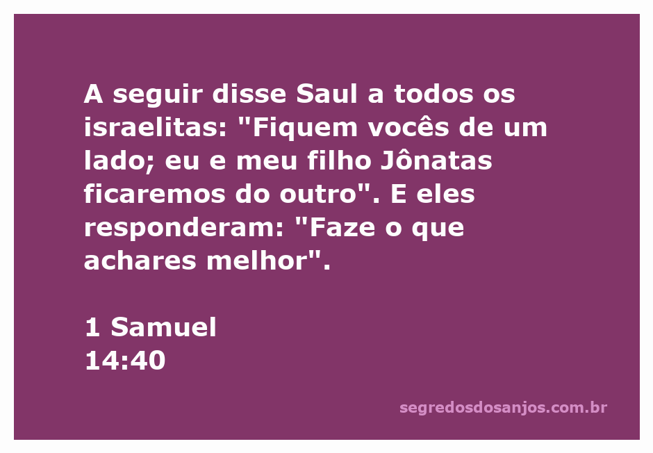 Reunião de Saul e Jônatas com os israelitas, discutindo estratégias de batalha.