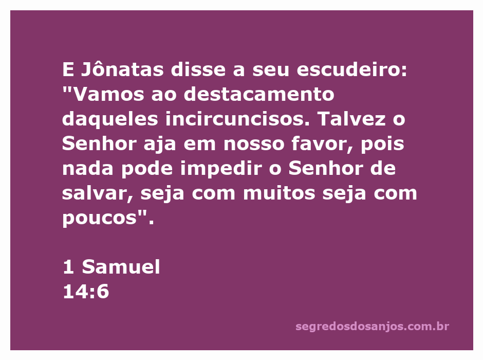 Jônatas e seu escudeiro discutindo a estratégia de batalha contra os incircuncisos, com uma representação simbólica da fé em Deus.