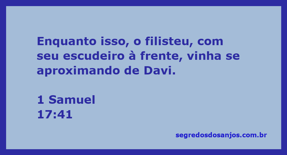 Imagem de Davi enfrentando o filisteu Golias, com o escudeiro à frente.