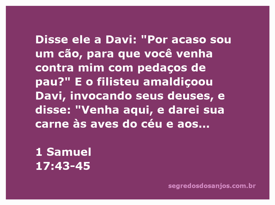 Davi enfrentando Golias com uma funda, simbolizando a fé e a coragem diante de adversidades.