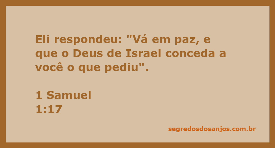 Imagem de Eli abençoando uma mulher, simbolizando fé e oração.