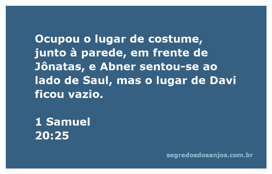 A cena da mesa do rei Saul com Davi ausente, simbolizando a tensão entre os personagens.