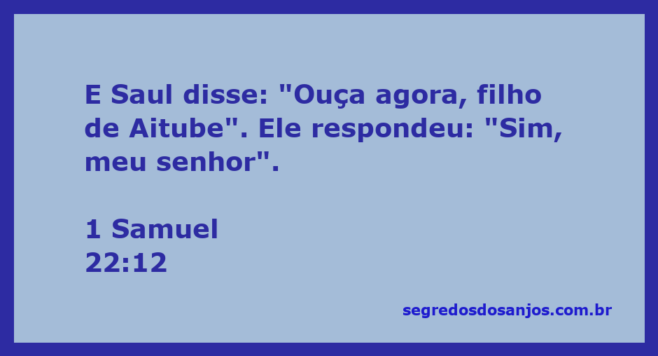 Saul conversando com o filho de Aitube, representando um momento de autoridade e respeito na Bíblia.