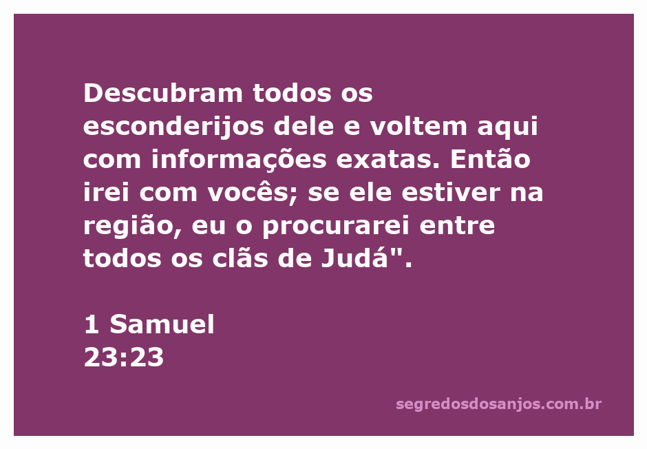 Imagem representando a busca de Davi por informações sobre Saul nas regiões de Judá.