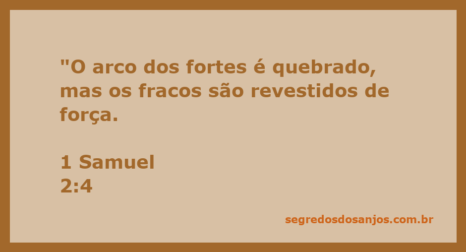 Imagem de uma balança simbolizando a força e a fraqueza, representando 1 Samuel 2:4 que diz que os fracos são revestidos de força.