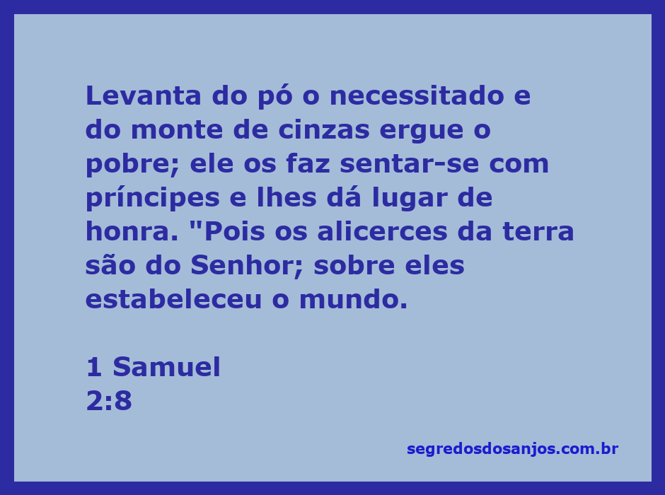Imagem representativa de 1 Samuel 2:8, mostrando uma cena de elevação dos necessitados e pobres à honra.