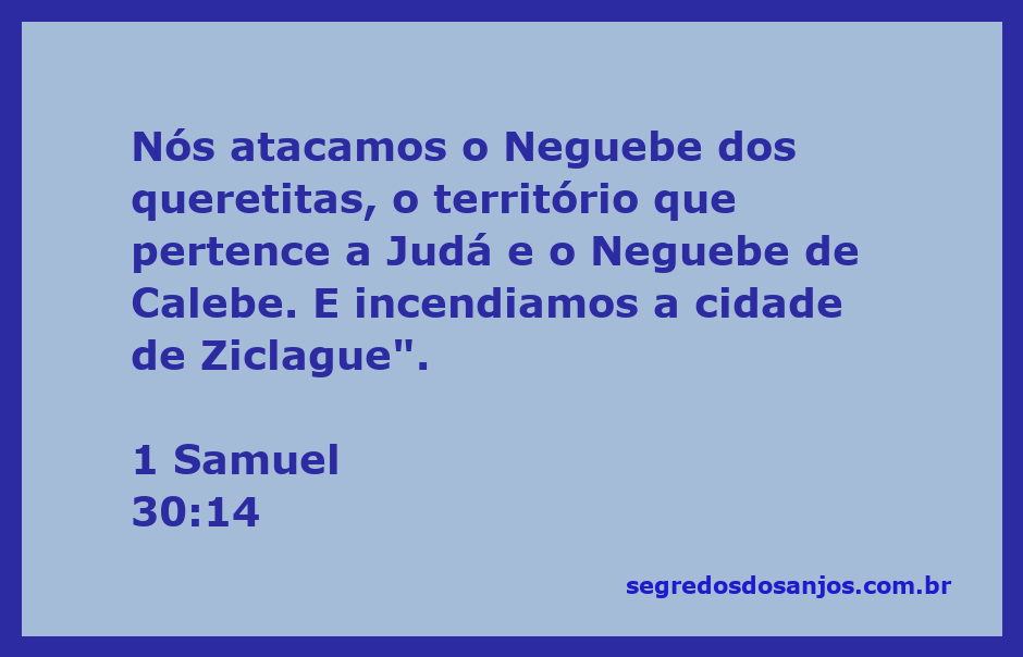 Ilustração da cidade de Ziclague em chamas, representando o ataque mencionado em 1 Samuel 30:14.