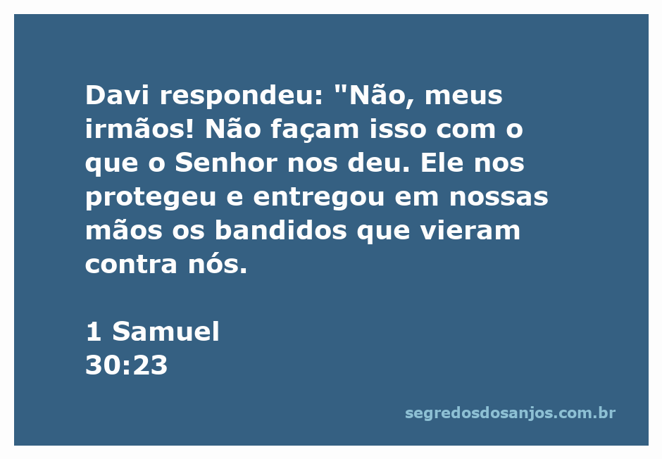 Davi aconselhando seus irmãos sobre a importância de compartilhar as bênçãos de Deus.