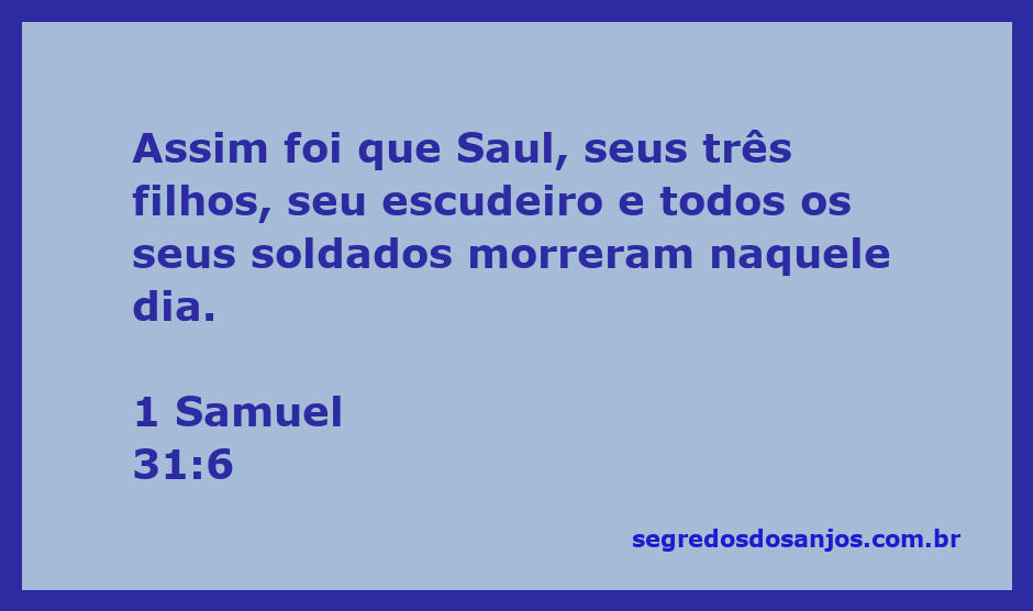 Imagem representativa da morte de Saul e seus filhos na batalha, simbolizando tragédia e sacrifício.
