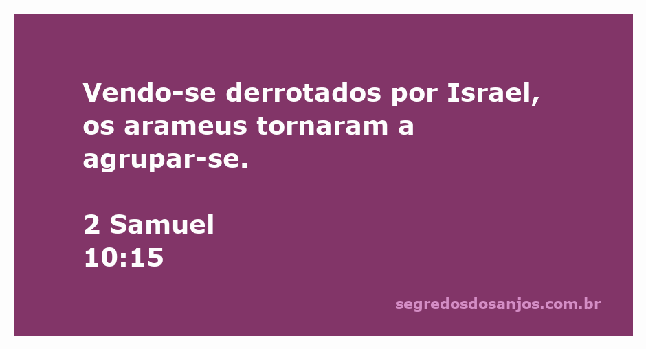 Ilustração da batalha entre Israel e os arameus, destacando a derrota dos arameus.