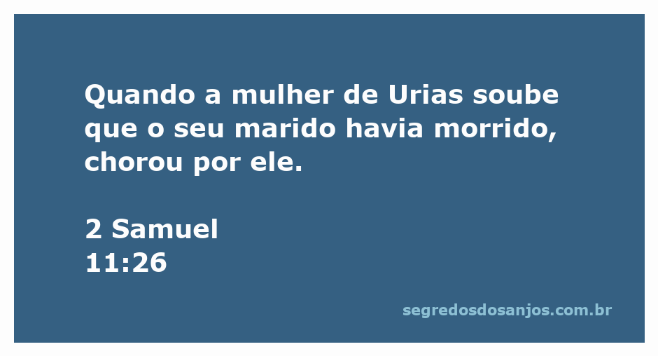 A mulher de Urias em luto pela morte de seu marido, refletindo tristeza e perda.