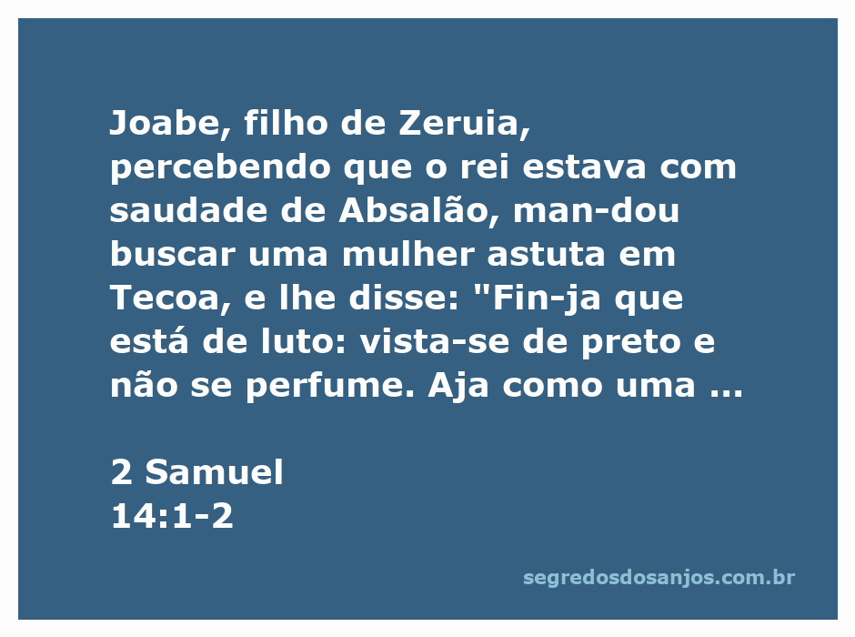 Uma mulher vestida de preto simbolizando luto, representando a astúcia de Joabe em 2 Samuel 14:1-2.