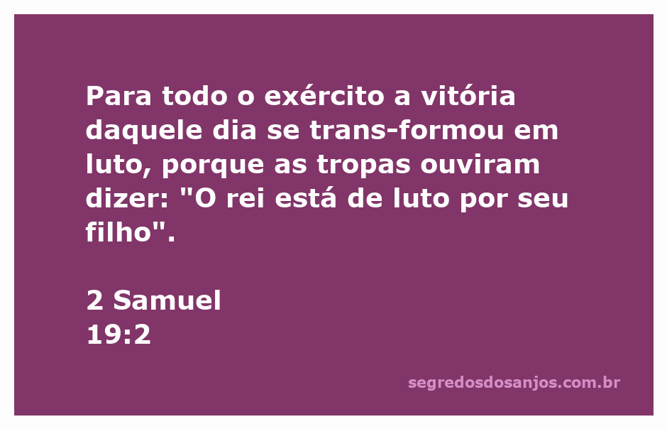 Imagem representativa do luto do rei Davi pela morte de seu filho Absalão, com soldados em tristeza ao fundo.