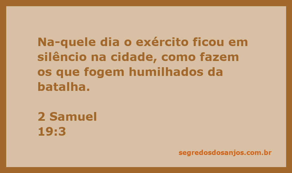 Imagem representativa do silêncio após uma batalha, simbolizando a humilhação e a derrota.