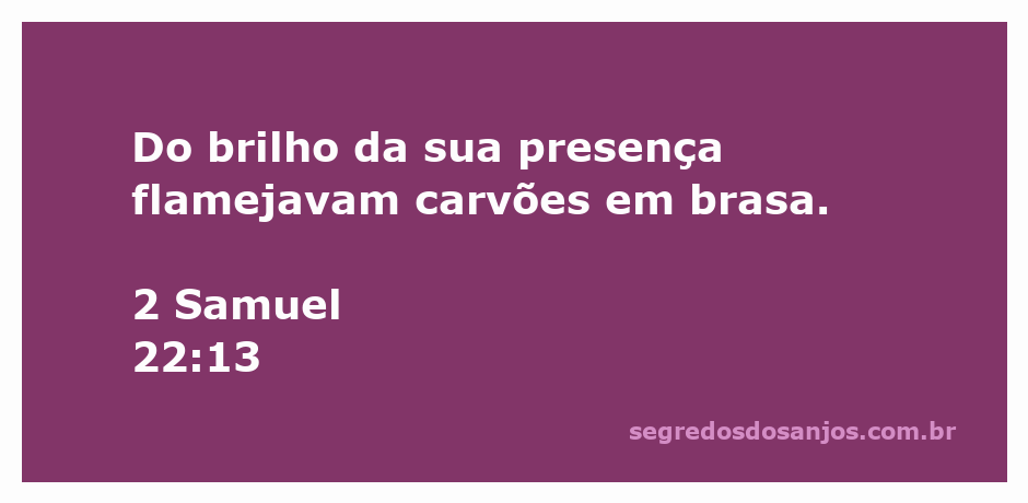 Imagem representativa do brilho da presença divina, com carvões em brasa simbolizando a força e a intensidade da luz.
