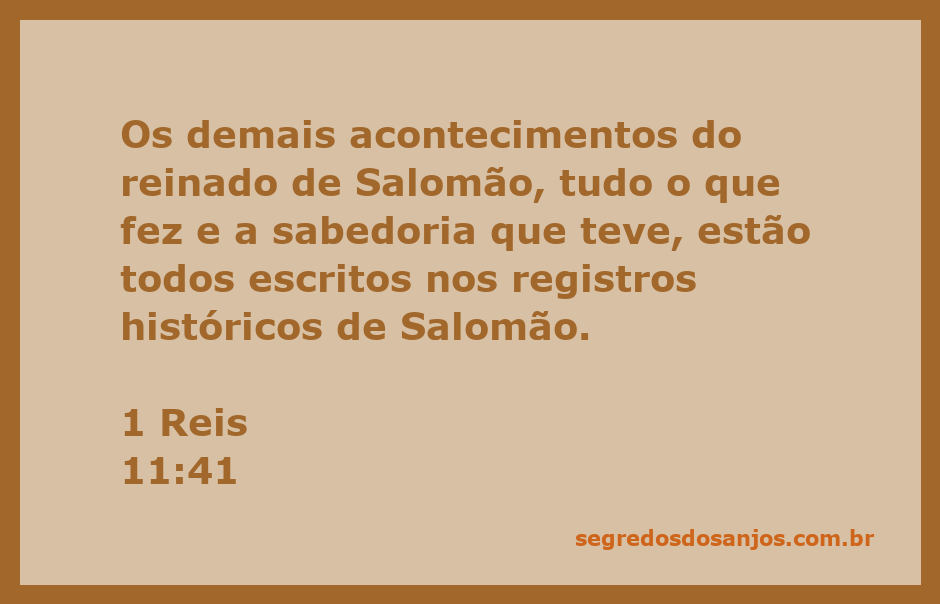 Imagem que ilustra os registros históricos do reinado de Salomão, destacando sua sabedoria e realizações.