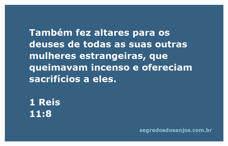 Altar construído por Salomão para os deuses das mulheres estrangeiras, simbolizando a idolatria.