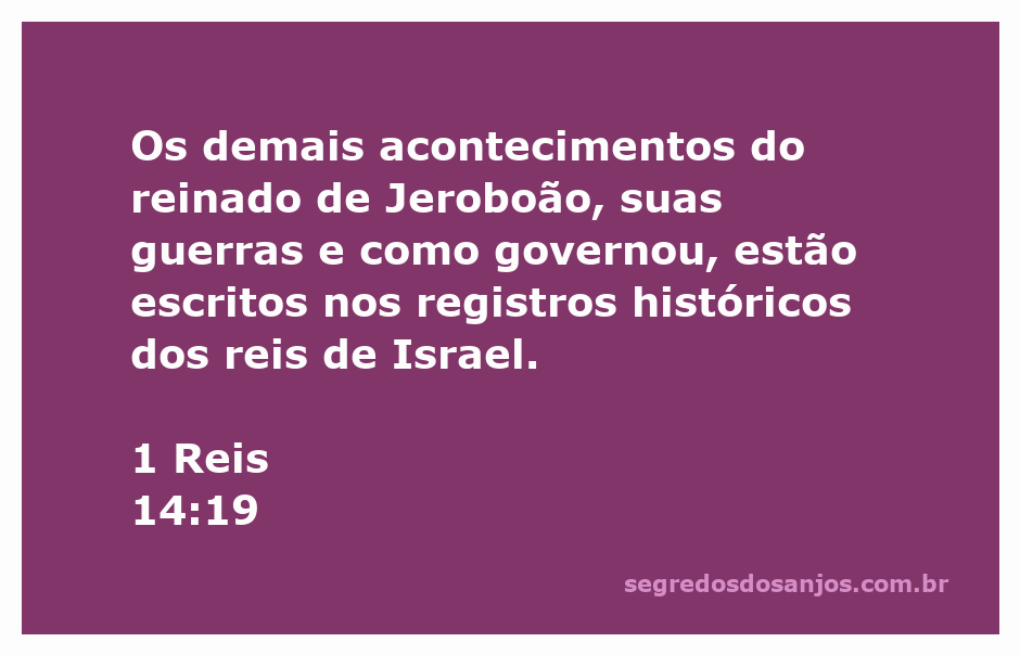 Registro histórico do reinado de Jeroboão em Israel