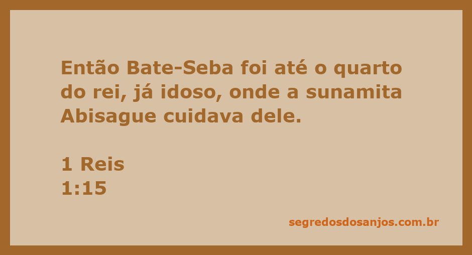 Bate-Seba visitando o rei idoso, com a sunamita Abisague ao fundo