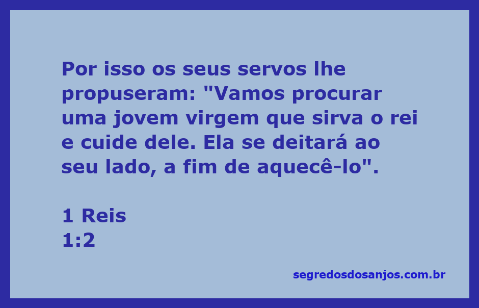 Rei David rodeado por servos que buscam uma jovem para cuidar dele