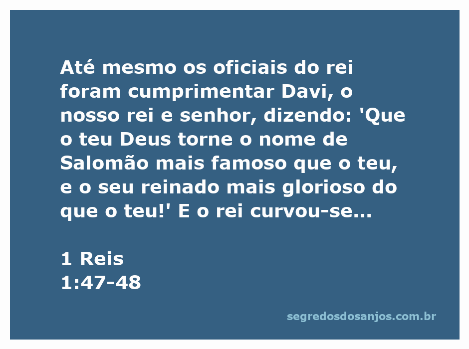 Rei Davi reconhecendo Salomão como seu sucessor, em um momento de reverência e gratidão a Deus.