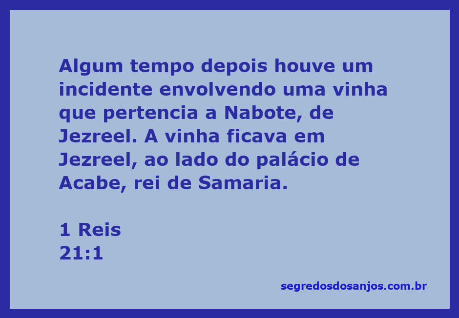 Ilustração da vinha de Nabote em Jezreel, mencionada em 1 Reis 21:1.
