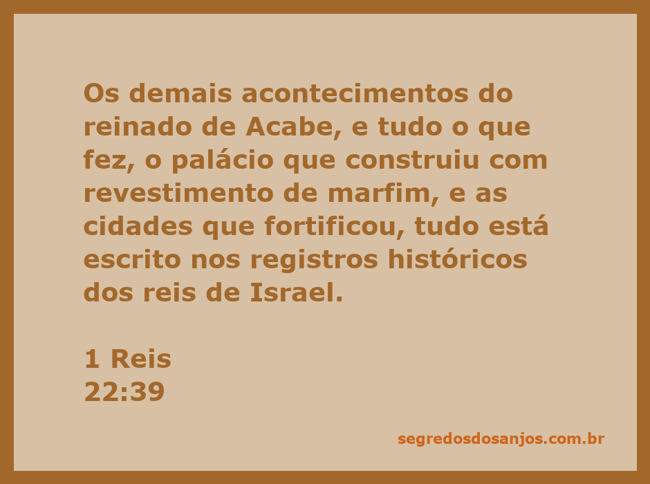 Palácio de Acabe em Israel com revestimento de marfim, simbolizando a riqueza e a história do reino.