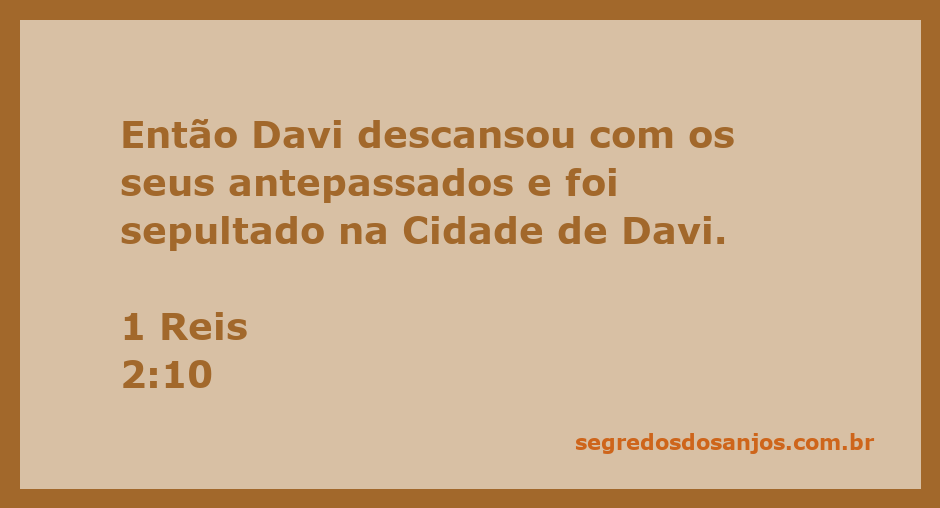 Sepultamento de Davi na Cidade de Davi, simbolizando descanso e legado.