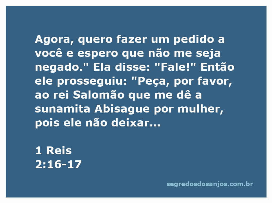 Rei Salomão e a sunamita Abisague, representando o pedido de Adonias na Bíblia.