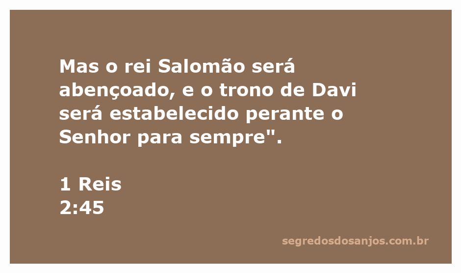 Imagem representativa do rei Salomão recebendo bênçãos divinas, simbolizando a continuidade do trono de Davi.