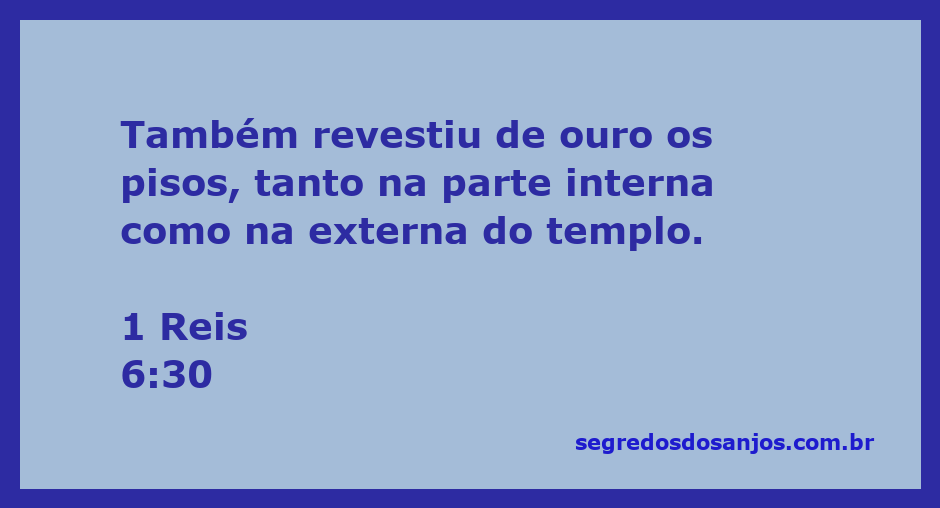 Piso do templo revestido de ouro, refletindo a magnificência da construção na passagem de 1 Reis 6:30.