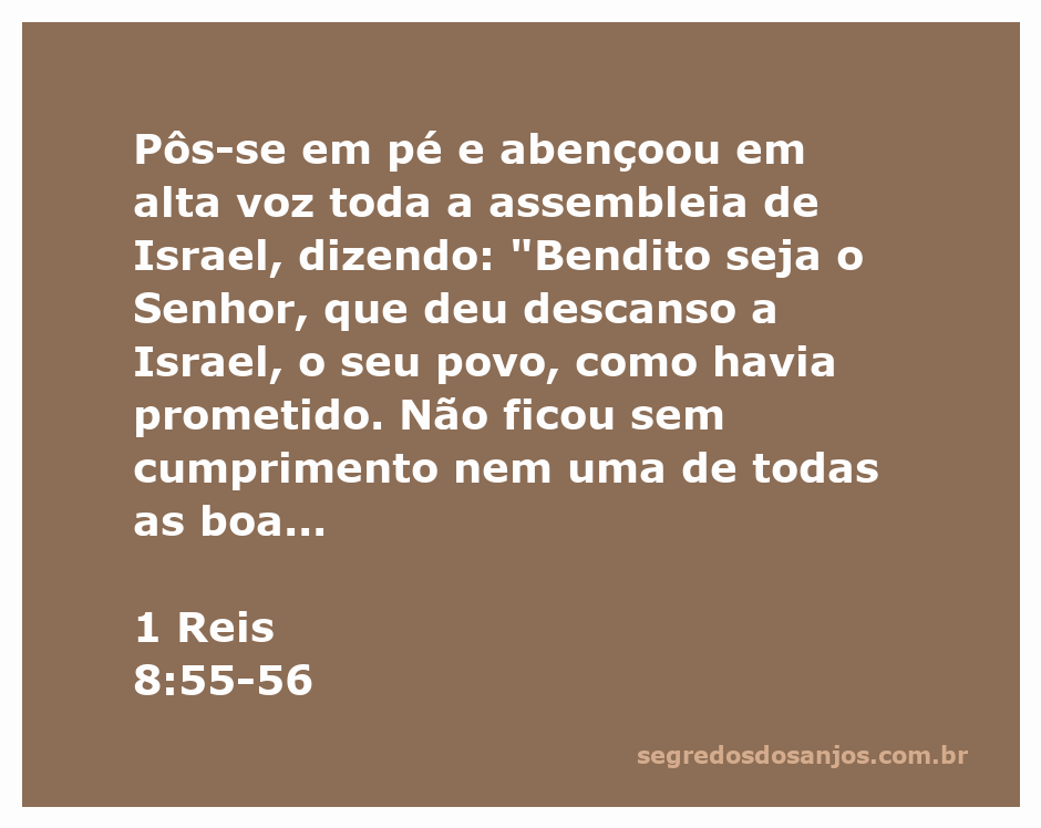 Rei Salomão abençoando a assembleia de Israel com palavras de gratidão a Deus.