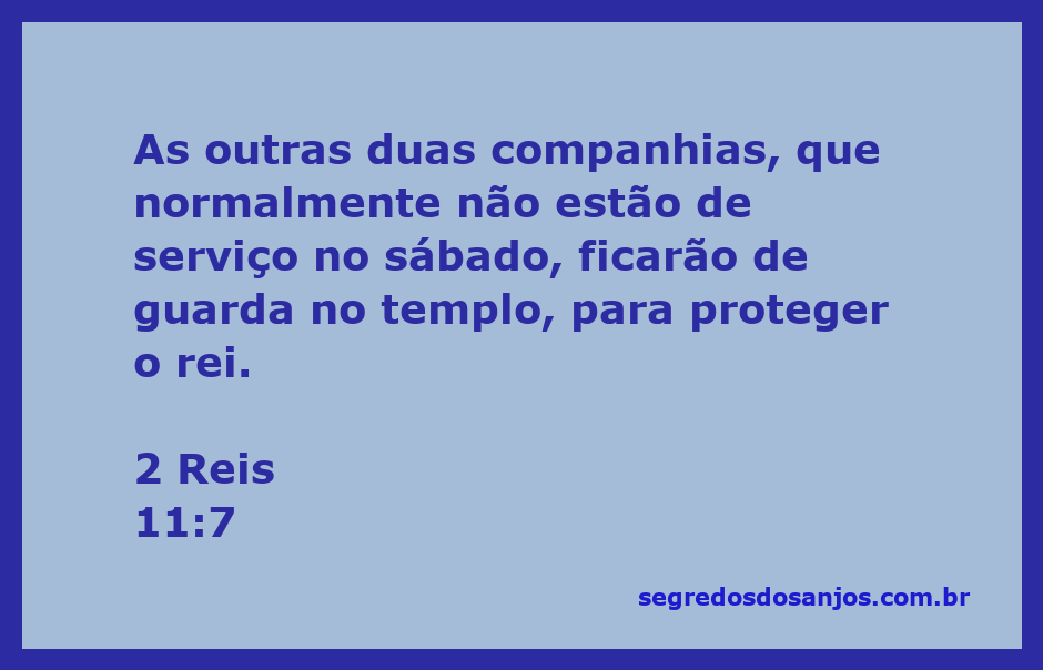 Imagem representativa da guarda do templo em 2 Reis 11:7, destacando a proteção ao rei no sábado.