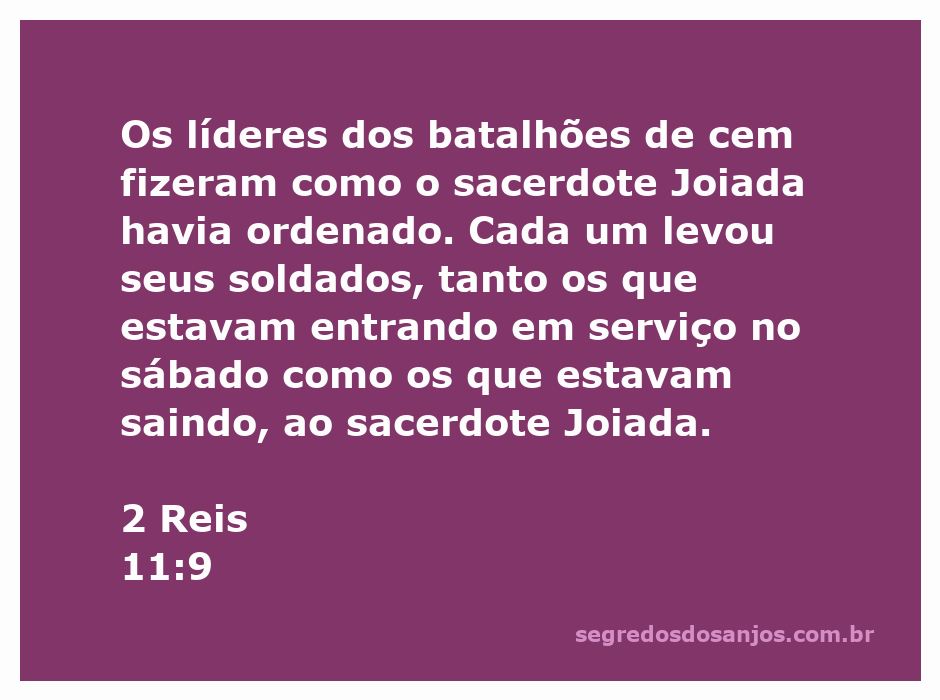 Os líderes dos batalhões de cem seguindo as instruções do sacerdote Joiada em um cenário bíblico.