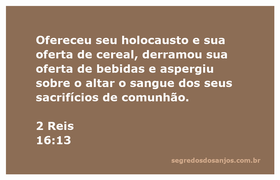 Sacrifício sendo oferecido no altar, simbolizando a prática dos holocaustos e ofertas na antiga Israel.