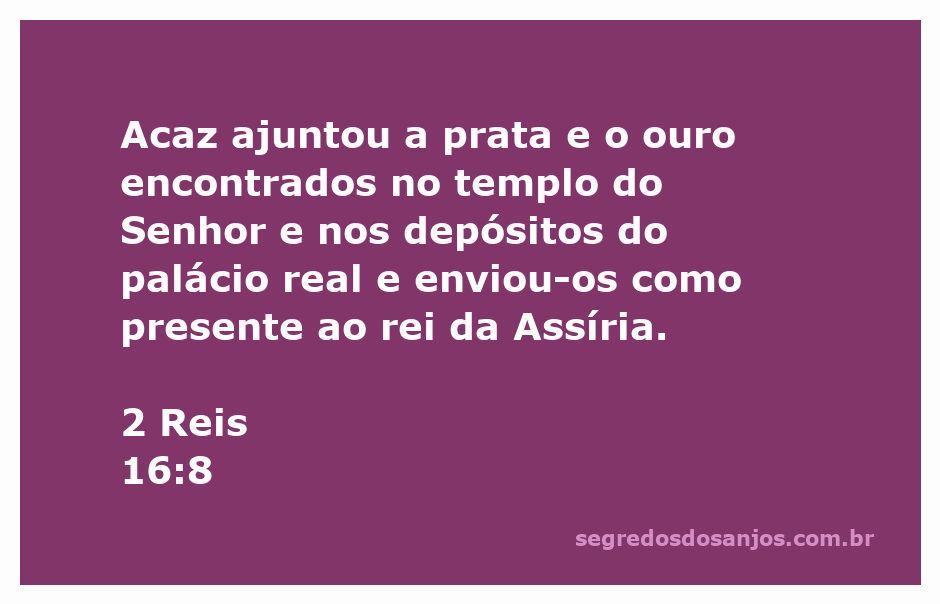 Acaz enviando prata e ouro ao rei da Assíria, representando a aliança política e a busca por ajuda militar na Bíblia.