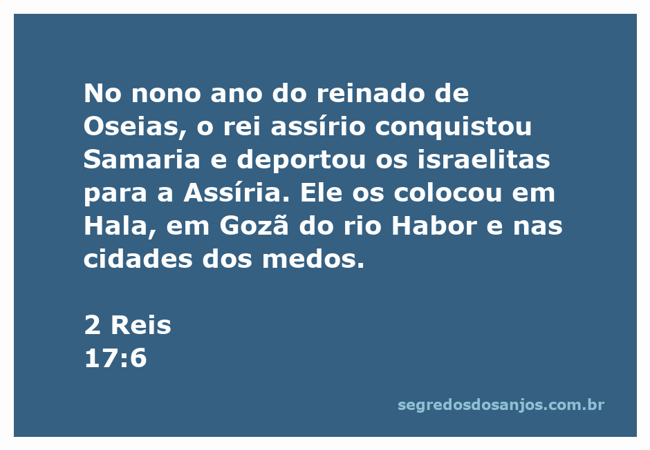 Ilustração da deportação dos israelitas de Samaria pelos assírios