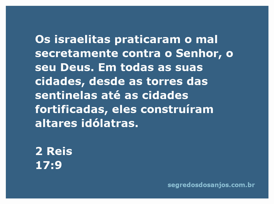 Ilustração que representa os israelitas construindo altares idólatras em suas cidades, simbolizando a desobediência a Deus.