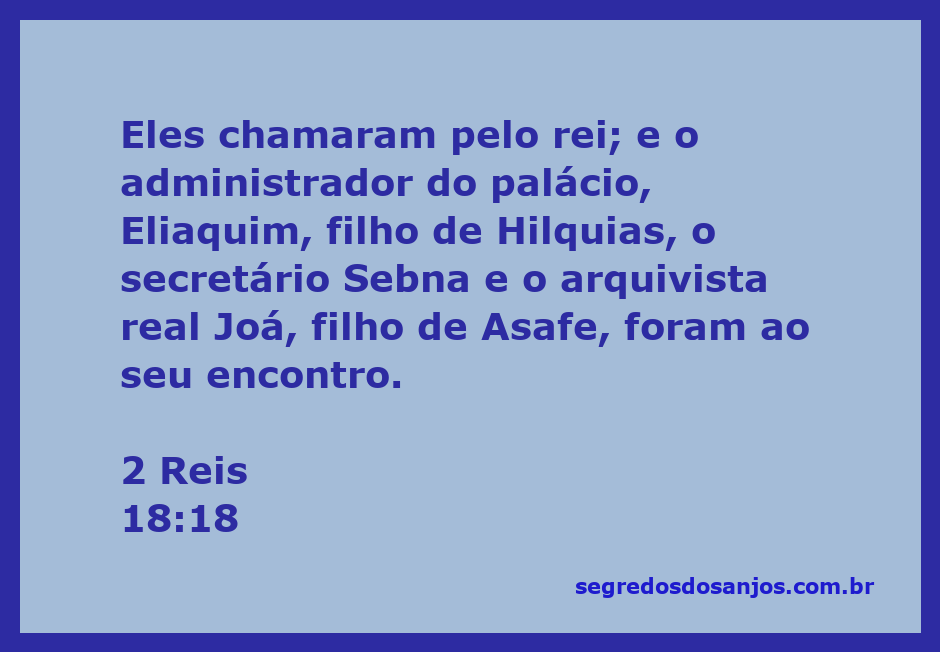 Eliaquim, Sebna e Joá se reunindo com mensageiros no palácio do rei.