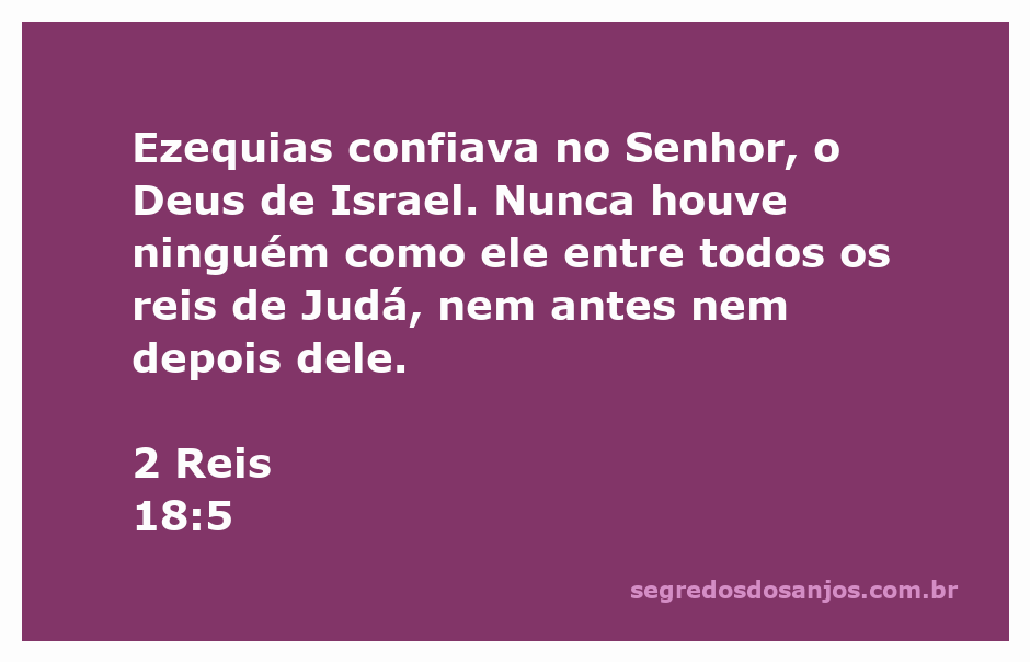 Rei Ezequias confiando no Senhor, simbolizando a fé e a liderança em Judá.