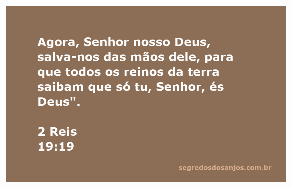 Oração de súplica a Deus pedindo salvação e reconhecimento de Sua soberania.