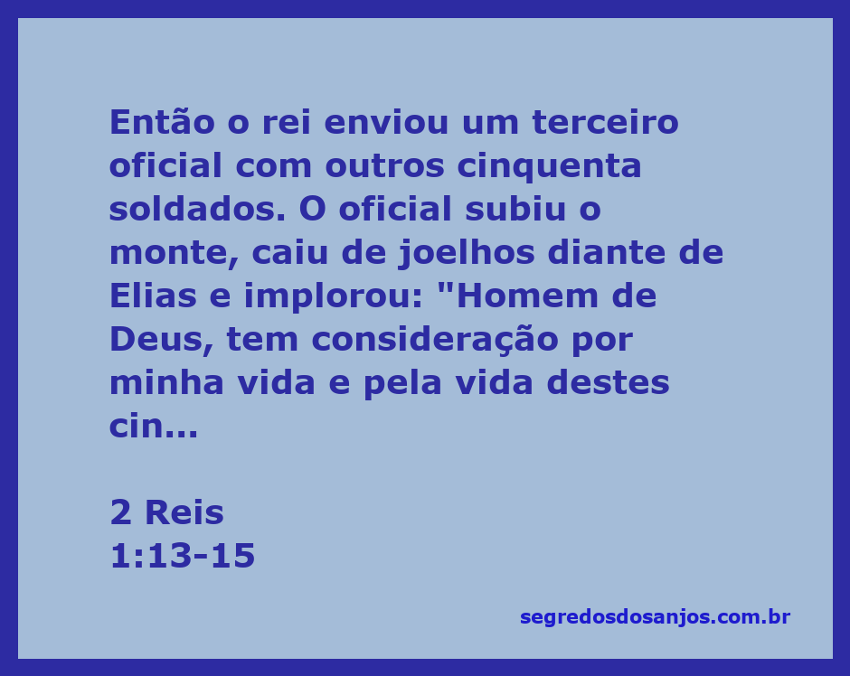 Elias e o terceiro oficial diante do monte, com soldados ao fundo.