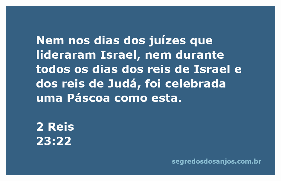 Ilustração da celebração da Páscoa em 2 Reis 23:22, destacando a importância deste evento na história de Israel.