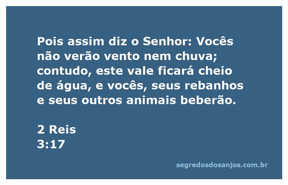 Uma imagem representativa do versículo 2 Reis 3:17, mostrando um vale seco que se transforma em um local cheio de água, simbolizando a providência divina.
