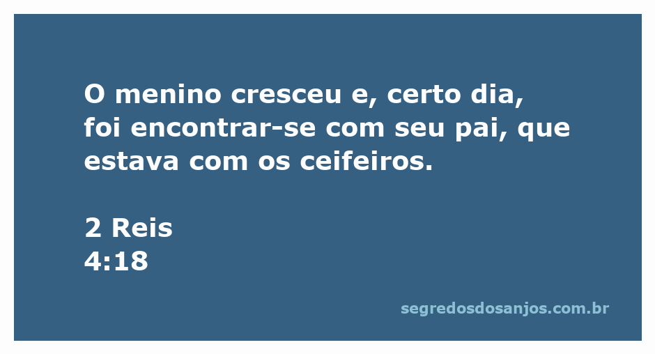 Um menino saudável interage com seu pai no campo, enquanto os ceifeiros trabalham ao fundo.