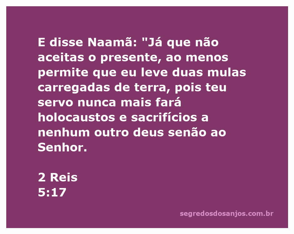 Naamã pedindo permissão para levar terra após ser curado, simbolizando sua devoção ao Senhor.
