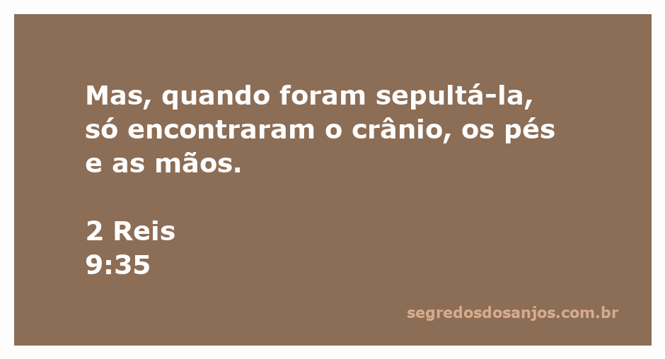 Imagem representativa do sepultamento de Jezabel, mostrando apenas partes do corpo como crânio, pés e mãos.